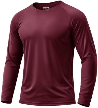 Boladeci Men's UPF 50+ Sun Protection UV SPF Shirts Long Sleeve Lightweight Quick Dry Swim T-Shirts Rash Guard by Boladeci
