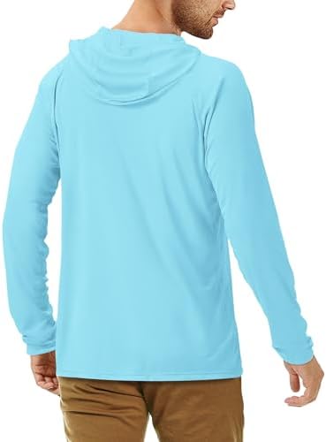 Roadbox Mens Fishing Sun Hoodie, Long Sleeve UPF 50+ UV Protection Shirts - Image 3