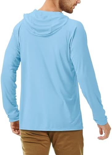 Roadbox Mens Fishing Sun Hoodie, Long Sleeve UPF 50+ UV Protection Shirts - Image 5