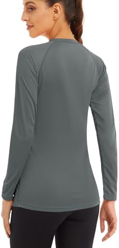 MAGCOMSEN Women's Long Sleeve Shirts UPF 50+ Sun Protection Shirts for Hiking Fishing Workout Rash Guard - Image 2