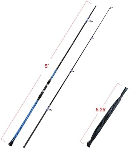 Fiblink Surf Spinning Fishing Rod Carbon Travel Surf Rod 2 Piece/3 Piece/4 Piece Spinning Fishing Rod 9'/10'/11'/12'/15' - Image 2
