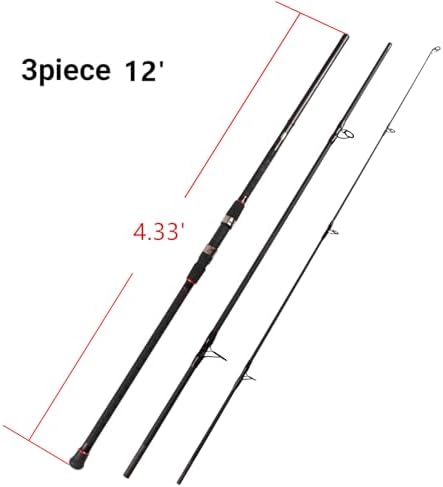 Fiblink Surf Spinning Fishing Rod 2-Piece/4-Piece Graphite Travel Fishing Rod - Image 6