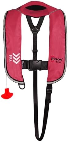Automatic Inflatable Life Jacket, Preserver PFD for Kids,Life Vest for Kid,Supports Weight up to 160 pounds(YSH725) by NAUTISHIELD