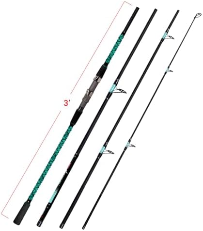 Fiblink Surf Fishing Rod Portable Travel Surf Spinning Rod 2 Piece/3 Piece/4 Piece Carbon Fiber Saltwater Fishing Rod 9'/10'/12'/13'/15' - Image 2