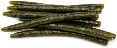 Senko Worms for Bass Fishing – 5.5 Inch Soft Plastic Stick Baits | Wacky Rig, Texas Rig, Ned Rig & Drop Shot | Largemouth & Smallmouth Bass | 8 Pack | Freshwater & Saltwater by Unknown