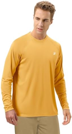 Roadbox Men's UPF 50+ UV Sun Protection Shirts, Long Sleeve Swim Rash Guard - Image 6