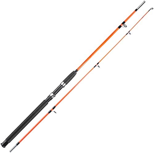 Sougayilang Fishing Rod, 2-Piece Composite Graphite & Glass Blanks Saltwater Trolling Rod Offshore Surf Fishing Pole with Stainless Steel Line Guides for Catfish, Salmon Glass Fiber Spinning Rod by Sougayilang