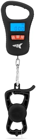 KastKing ToughTide USB Charging Fish Scale with Lip Gripper, Black Combo by KastKing