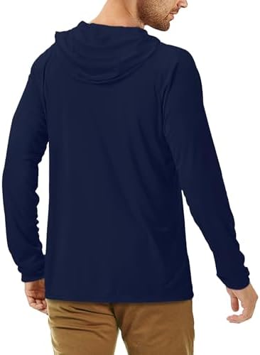 Roadbox Mens Fishing Sun Hoodie, Long Sleeve UPF 50+ UV Protection Shirts - Image 3