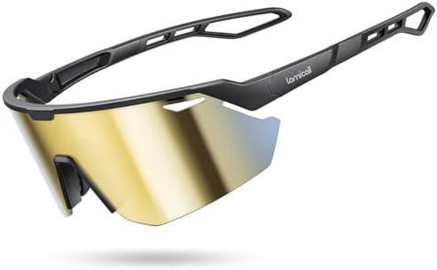 Lamicall 24g Polarized Sports Sunglasses for Men Women - UV400 Protection Sun Glasses for Baseball Running Cycling Fishing by Lamicall