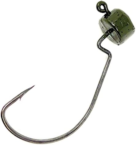 Reaction Tackle Mushroom Jig Heads for Ned Rig Finesse Bass Fishing, Stand-Up Design with Standard and EWG Hook Options (25-Pack) - Image 2