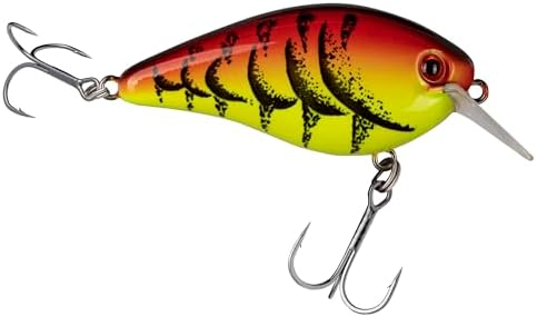 Strike King KVD 1.5 Hard Knock Fishing Lure, 3/8 oz, 3D Lifelike Eyes by StrikeKing