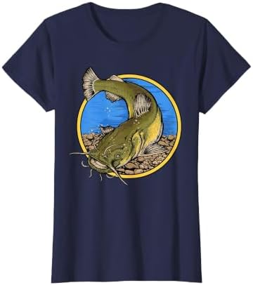 Flathead Catfish Fishing T-Shirt by Hunting+%26+Fishing+Merch