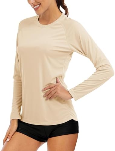 MAGCOMSEN Women's Long Sleeve Shirts UPF 50+ Sun Protection Shirts for Hiking Fishing Workout Rash Guard by MAGCOMSEN