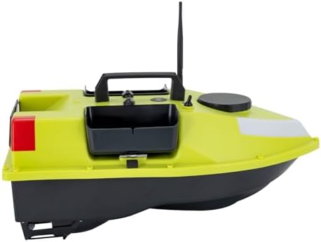 RC Bait Boat, 600m/1968ft Long-Distance Control Surf Fishing Bait Boat 4.4LBS Loading Capacity with Dual 5200mAh Battery and LCD for Lake/Ocean Angling, Auto Navigation (Green with light strip) - Image 6