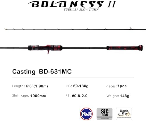 PURELURE Boldness One-piece Jigging Rods Saltwater Fast Jigging Fishing Rod - Image 2