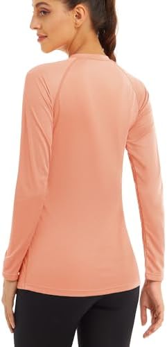 MAGCOMSEN Women's Long Sleeve Shirts UPF 50+ Sun Protection Shirts for Hiking Fishing Workout Rash Guard - Image 2