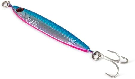 UMT 40g 60g Casting Jig for Sea Bass, Fluke, Porgy, Tautog - Set with Super Sharp Treble Hook, Multi-Colors - Saltwater & Freshwater Compatible Available in Single, 5, 10 Packs by UncleMosTackle