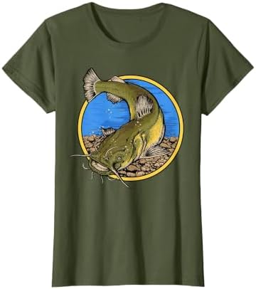 Flathead Catfish Fishing T-Shirt by Hunting+%26+Fishing+Merch