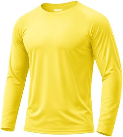Boladeci Men's UPF 50+ Sun Protection UV SPF Shirts Long Sleeve Lightweight Quick Dry Swim T-Shirts Rash Guard by Boladeci