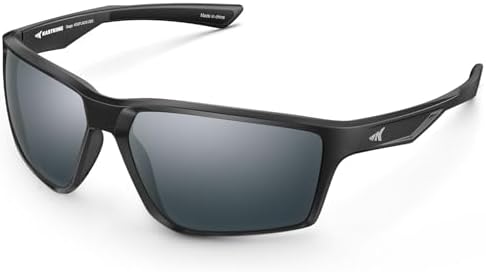 KastKing Osage Polarized Sport Sunglasses for Men and Women, Wrap Design by KastKing
