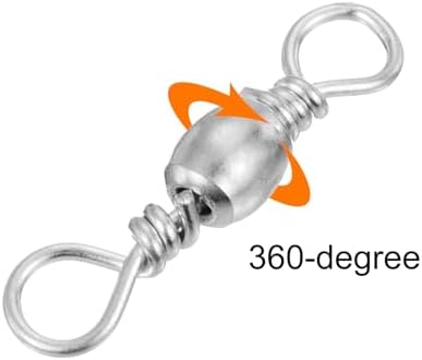 PATIKIL Fishing Barrel Swivels Carbon Steel Terminal Tackle - Image 4