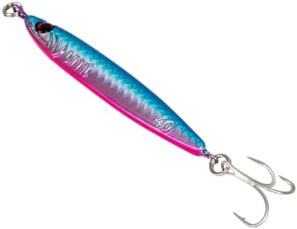 UMT 40g & 60g Multi-Color Saltwater Casting Jigs for Sea Bass, Fluke and Porgy Fishing - Set with Sharp Treble Hooks, Handcrafted - Image 7