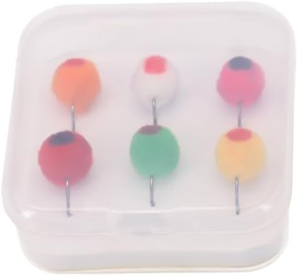 Brass Bead Egg Fly 5pcs Fast Sinking for steelhead Trout Lure(10 boxes of colors) - Image 6