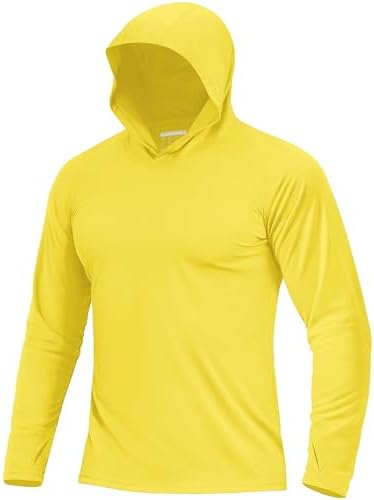 Boladeci Men's UPF 50+ Sun Protection Lightweight Hoodie Shirts Long Sleeve Fishing Shirt SPF UV Hiking Swim by Boladeci