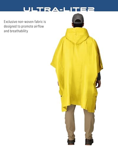 FROGG TOGGS Ultra-lite2 Waterproof Rain Poncho, Breathable and Reusable - Image 4
