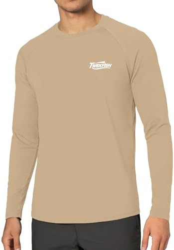Men's Fishing Shirt Long Sleeve, UPF50+ UV Protection Sun Shirts, Quick Dry Graphic T Shirt for Running Hiking - Image 2