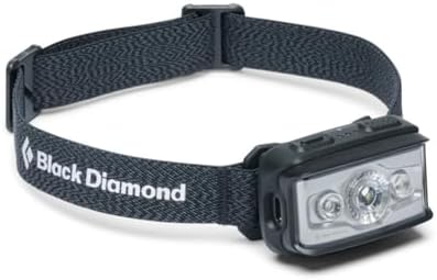 BLACK DIAMOND Storm 550 Headlamp, USB-C Rechargeable Dimmable Bright, Black by BlackDiamondEquipment