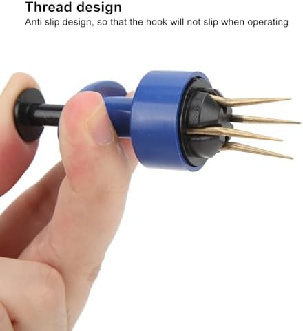 4PCS Pellet Bander Tool Set - 4-Claw Fishing Bait Holder with Rubber Bands for Coarse & Match Fishing, Durable Micro Bait Bands Banding Match Coarse Fishing Terminal Tackle - Image 3