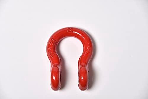 4 Pack Red- Rigging 1/2" Bow Shackles D Ring Rugged 10Ton 22000Lb Breaking Strength WLL 2Ton 4400 lb w 5/8'' Pin Clevis Screw Heavy Duty f Marine Boat Anchor ATV UTV Recovery by Hi-Gear - Image 6