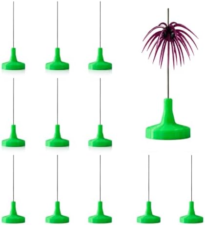 Universal Soft Bait Storage Holder System, Vertical Suspension Pin Design for Urchin & Dice Lures, Prevents Tentacle Deformation and Color Bleeding, 12 Pack (green) by Unknown