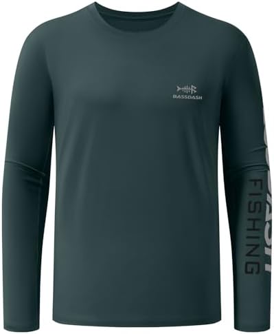 BASSDASH Fishing T Shirts for Men UV Sun Protection UPF 50+ Long Sleeve Tee T-Shirt - Image 4
