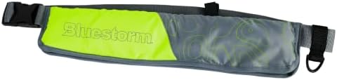 BLUESTORM Cirro 16 Manual Inflatable Belt Pack for Adults | US Coast Guard (USCG) Approved Life Jacket Waist Belt PFD for SUP Paddleboarding, Fishing & Kayaking by Bluestorm