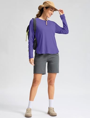 G Gradual Women's Sun Shirts UPF 50+ Long Sleeve Workout Hiking Tops - Image 3