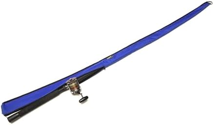 Premium Marine Canvas Fishing Rod Cover Bag Sleeve – Full-Enclosure Rod Protector – Fits One Fishing Rod – Head-to-Head-Zipper Design – Made in USA - Image 3