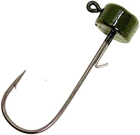 Reaction Tackle Mushroom Jig Heads for Ned Rig Finesse Bass Fishing, Stand-Up Design with Standard and EWG Hook Options (25-Pack) - Image 2