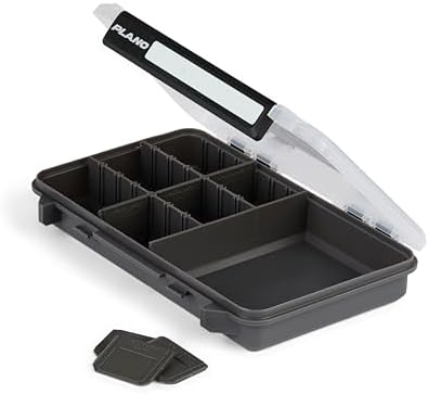 Plano StowAway 3600 50/50 Split Stow Tackle Box with Corrosion-Preventive Rustricor, Single Latch Design, Transparent DuraView Lid, Stackable Storage for Fishing Bait, Lures and Gear - Image 3