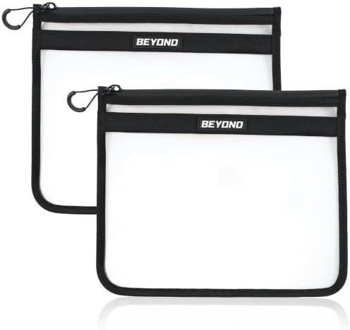 Beyond Fishing DryVault Tackle Storage Bag – Soft Plastic Bait Storage, Fishing Tackle See Through Bait Bag, Water-Resistant, Durable & Transparent Soft Bait Organizer for Easy Gear Access by BeyondBraid