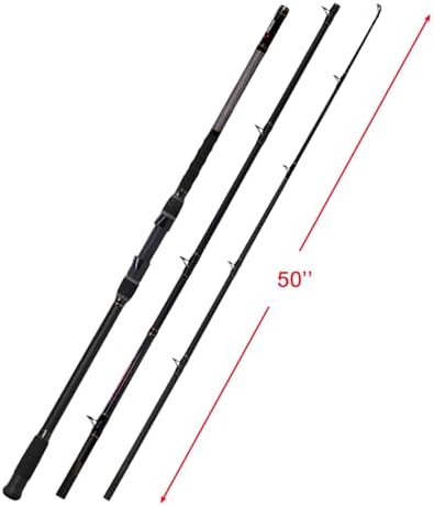 Fiblink Surf Fishing Rod 2 Piece/3 Piece/4 Piece Portable Travel Casting Rod Saltwater Surf Rod (9'/10'/12'/13') - Image 2