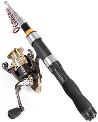 Telescopic Collapsible Extendable Fishing Rod for Saltwater and Freshwater, Lightweight and Compact Design - Image 6