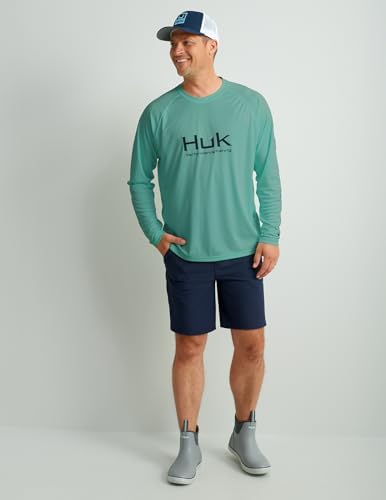 HUK Men's Pursuit Vented Long Sleeve Fishing Shirt (+30 UPF) - Image 3