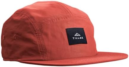 Tillak Wallowa Camp Hat, Lightweight Nylon 5 Panel Cap with Snap Closure by Tillak