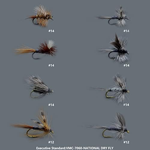 Fly Fishing Flies Kit/Trout/Salmon/bass Flies Streamers Dry/Wet Flies.Nymphs,Fly Poppers (with Waterproof Fly Box) - Image 3