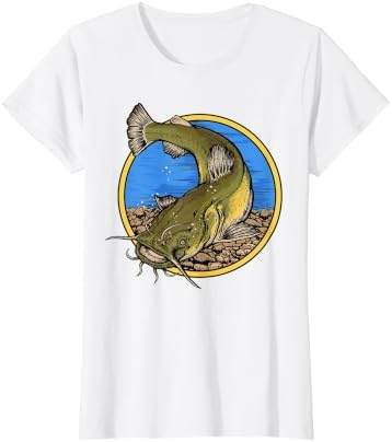 Flathead Catfish Fishing T-Shirt by Hunting+%26+Fishing+Merch