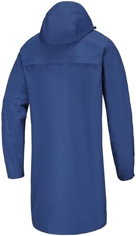 NORDIC OUTLAND Rain Jacket Men,Waterproof Breathable Long Raincoat with Hood Mesh Lining,Windbreaker for outdoor activities - Image 2