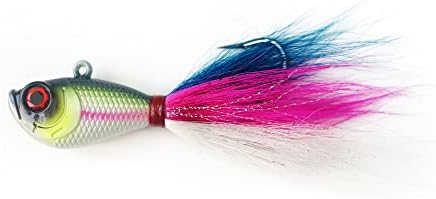6oz bucktail jig fluke Lure Saltwater Freshwater for bass Striper Bluefish surf Fishing - Image 3